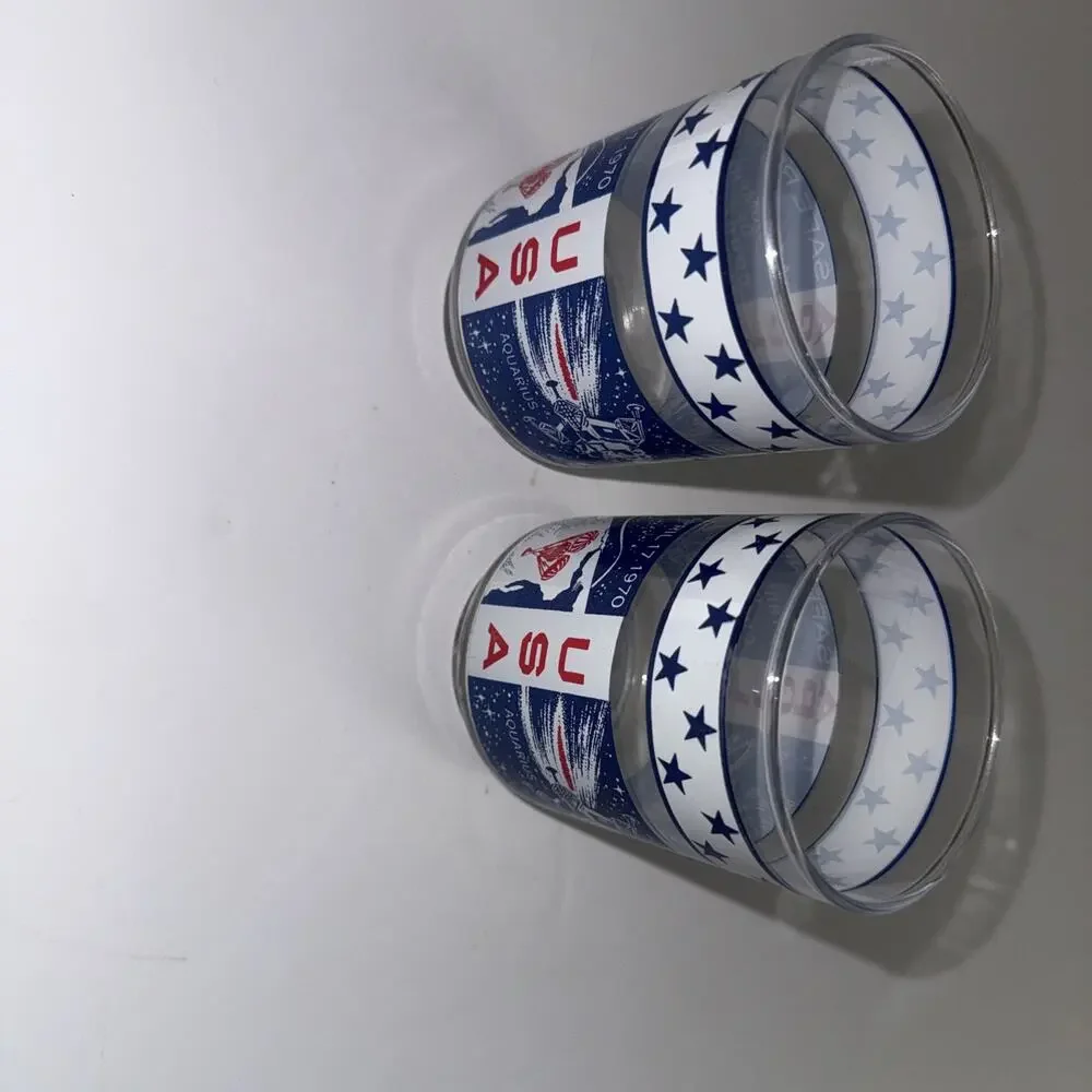 Vintage Souvenir Apollo 13 USA Glasses 